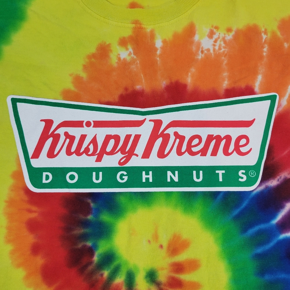 Krispy Kreme Doughnuts Tie Dye T Shirt Mens Sz XL - Picture 2 of 5
